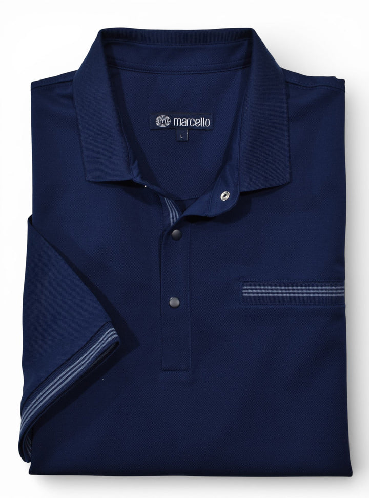 Marcello snap polo.
