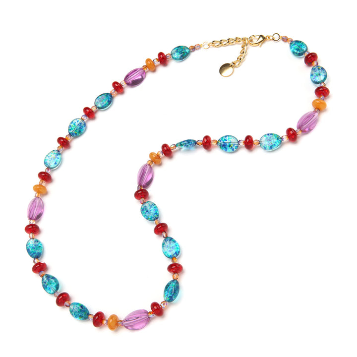 Claire Necklace Blue Iris