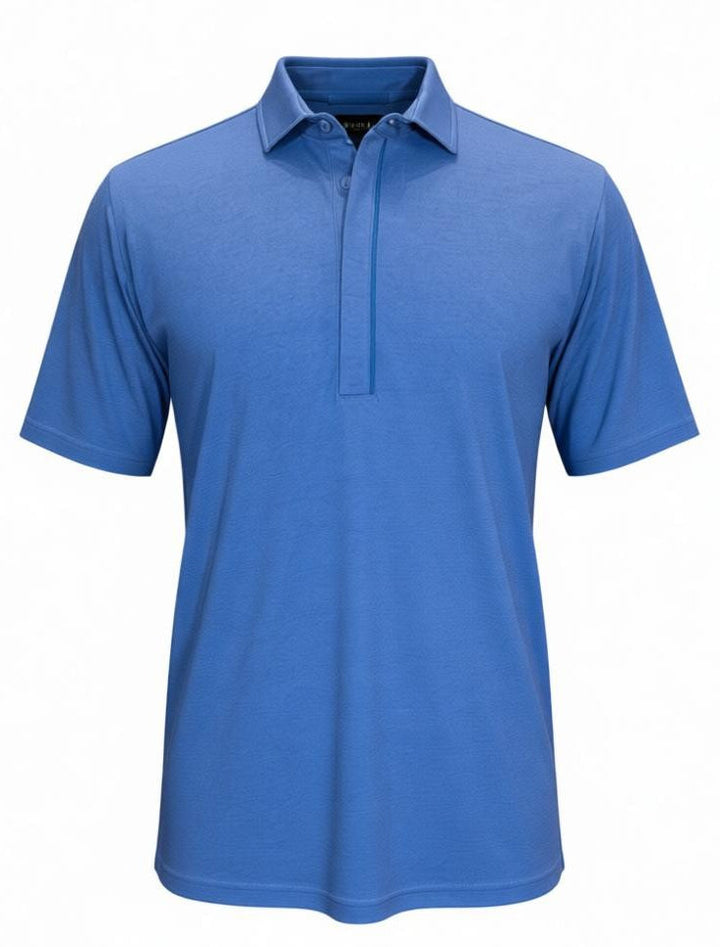 Marcello covered button polo.