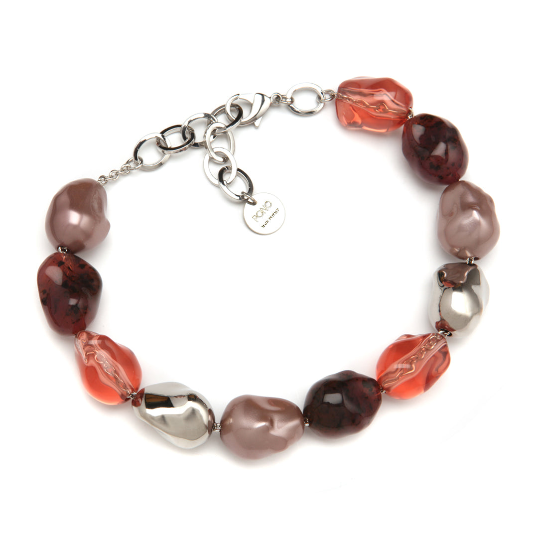 Fiona Necklace Rosequartz