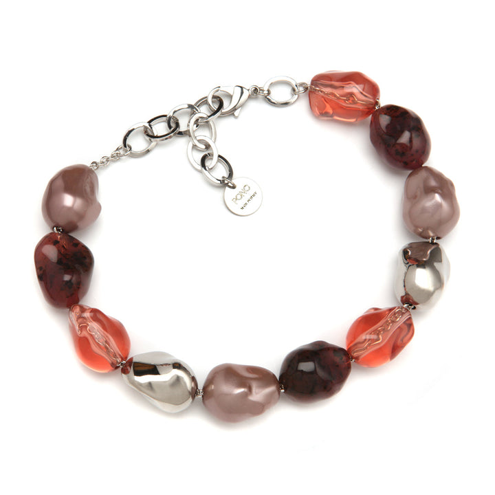 Fiona Necklace Rosequartz