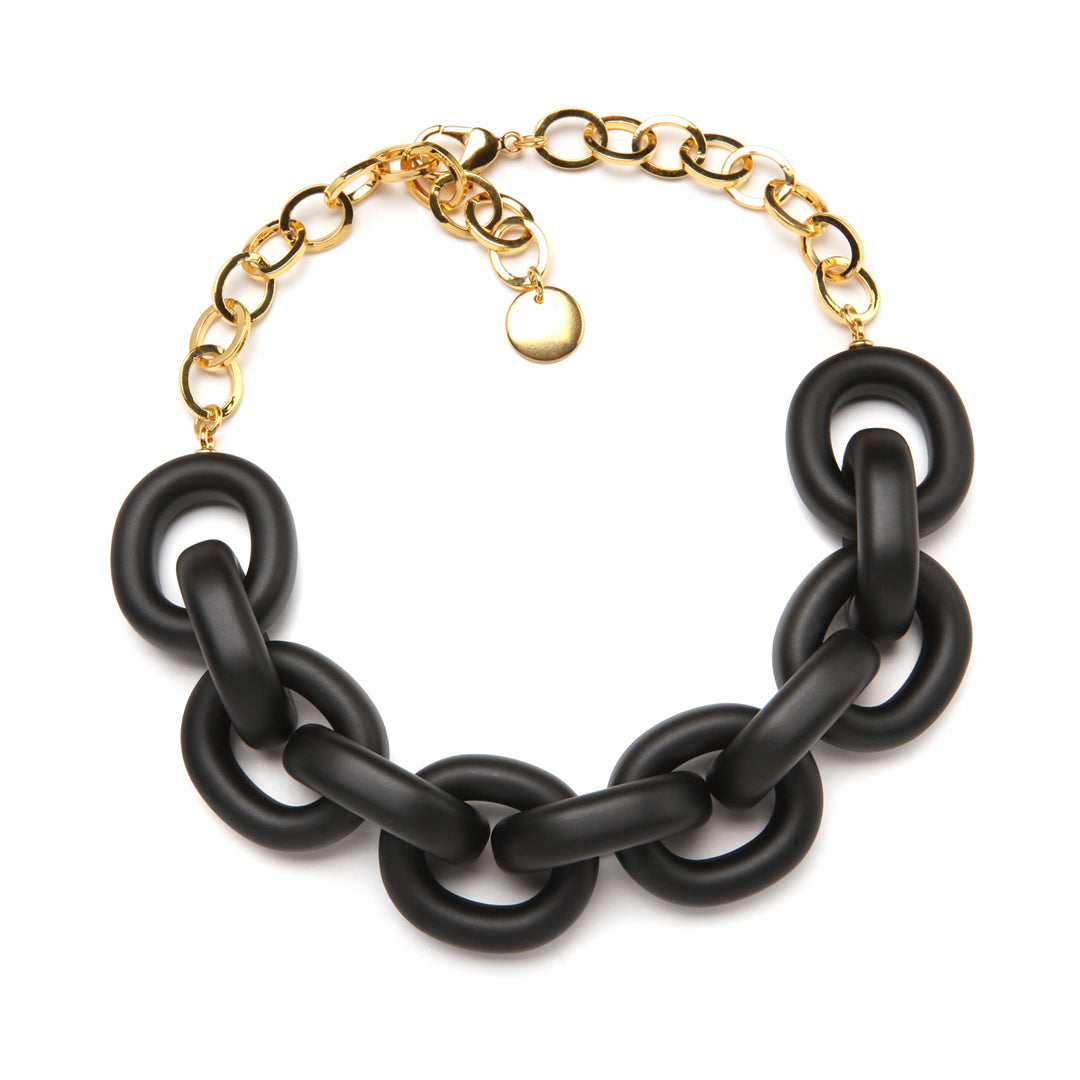Denise Necklace Matte Black