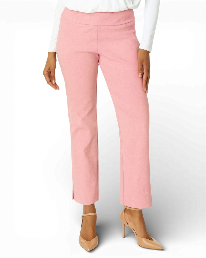 Krazy Larry P600 Pull on Wide Ankle Pant - Baby Pink