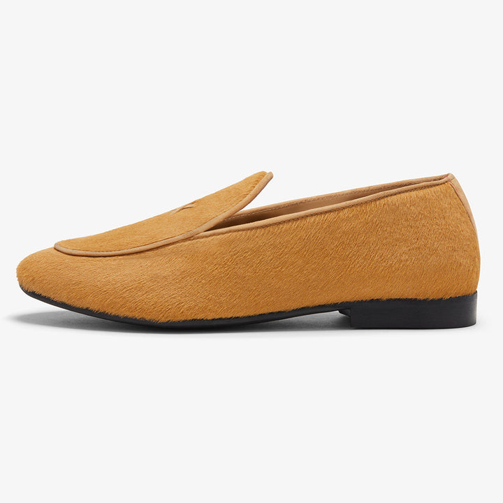 Men's Camel Pony Hair Milano Loafer