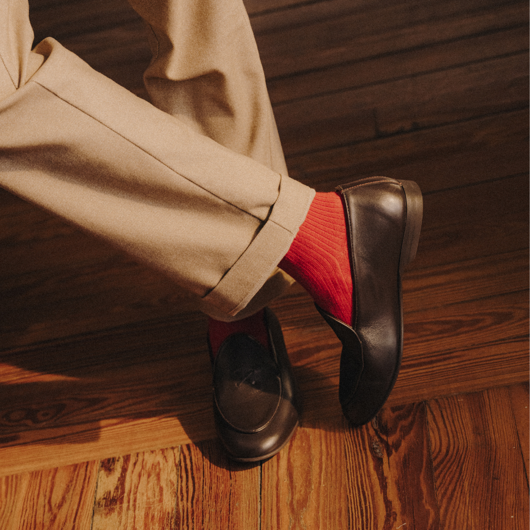 Men's Dark Brown Leather Milano Loafer