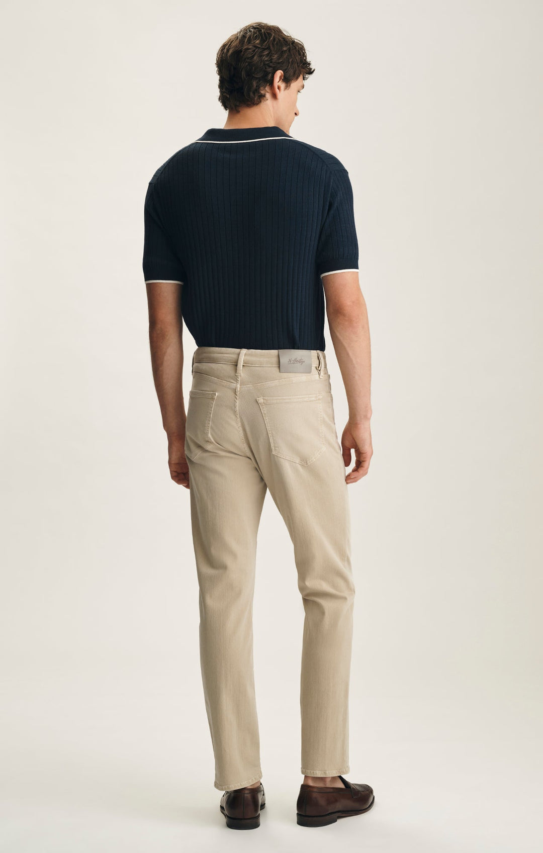 Charisma Relaxed Straight Leg Pants - Sand