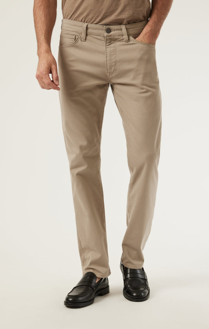 Charisma Relaxed Straight Pants - Sand Coolmax