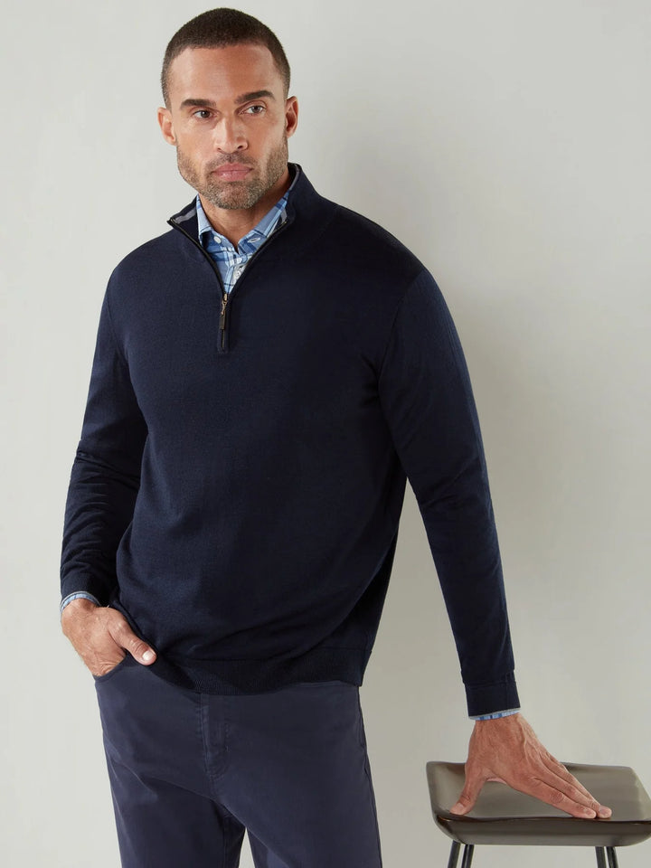 The Eastwood Quarter Zip Sweater