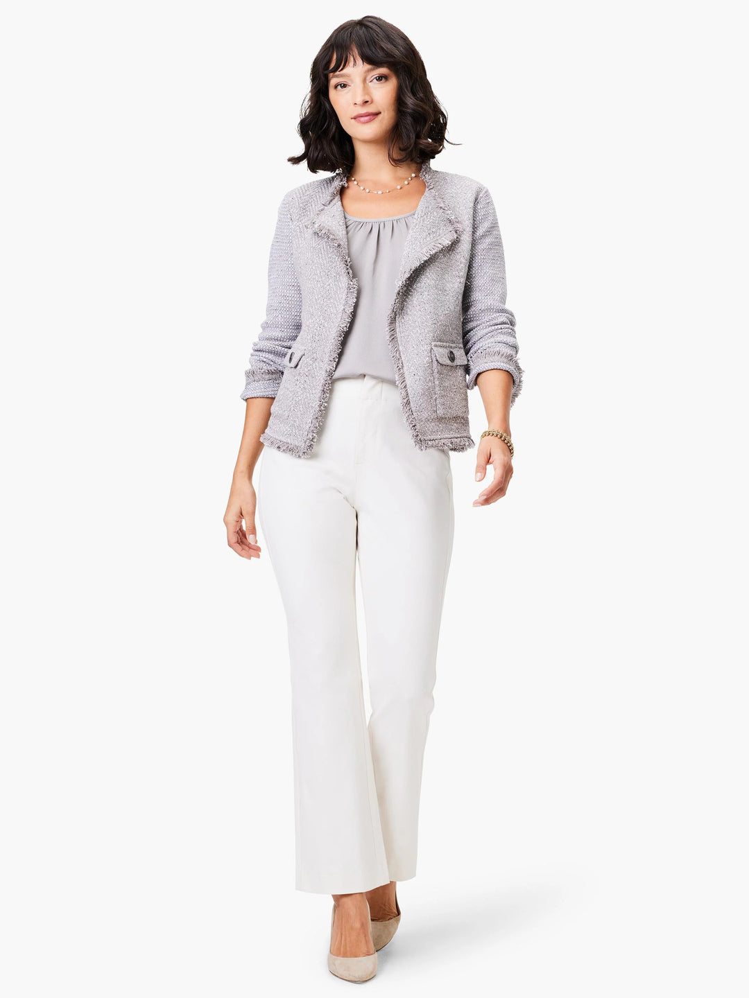 Satin Chiffon Scoop Tank