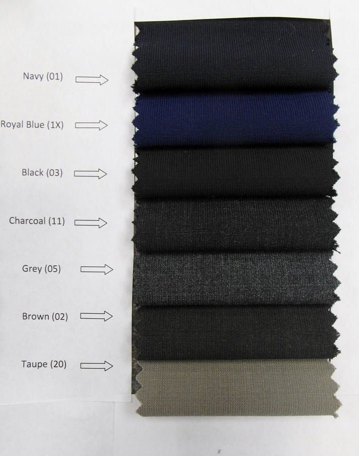 Dress Pant - Classic Fit - (Marco flat front) - Wool Blend
