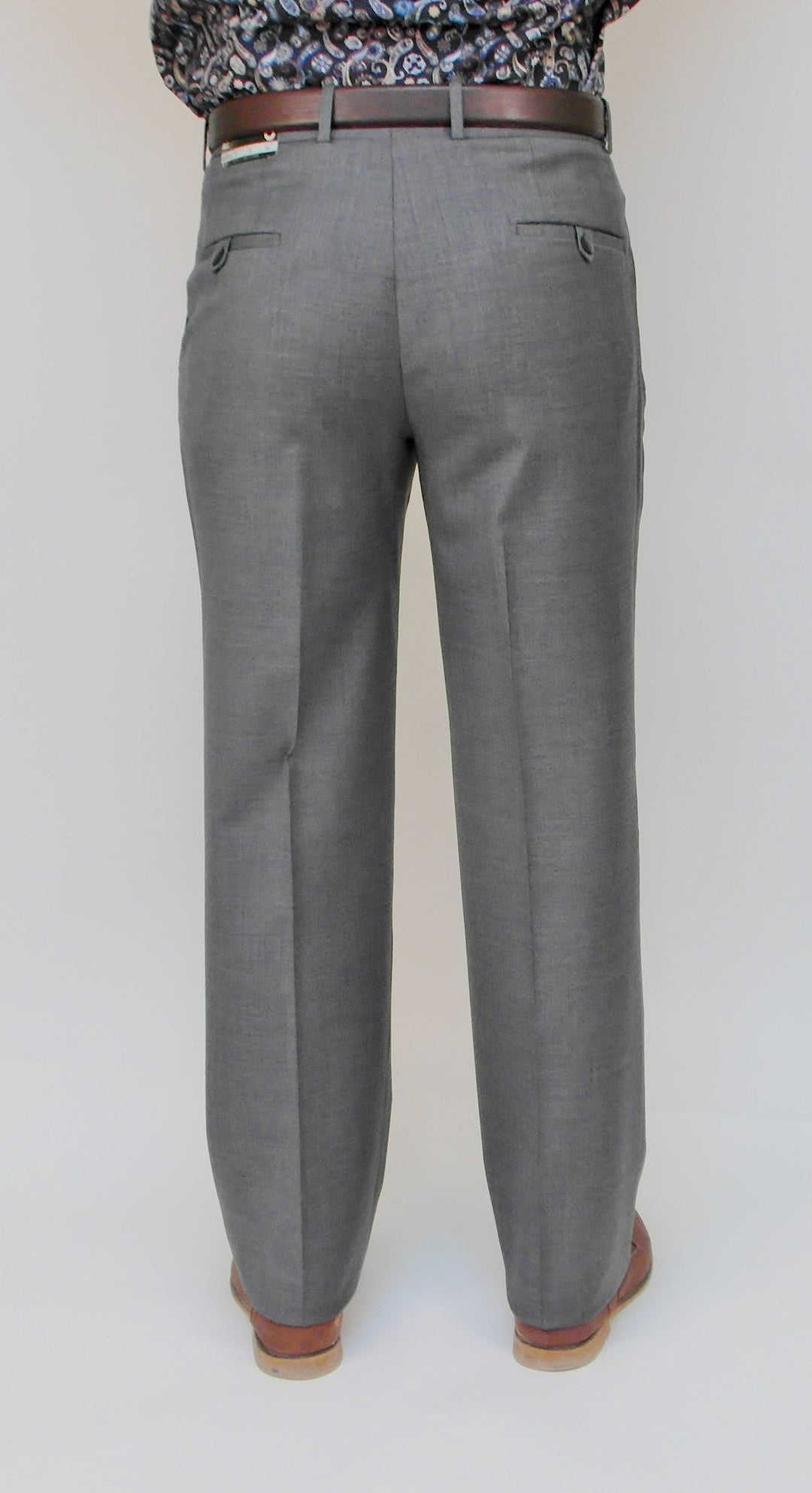 Wool Dress Pant - Classic Fit - Grey