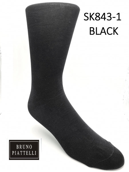 Bruno Piattelli Solid Mercerized Max Needle Sock