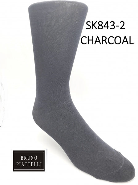 Bruno Piattelli Solid Mercerized Max Needle Sock