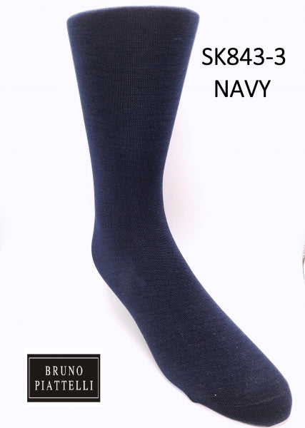 Bruno Piattelli Solid Mercerized Max Needle Sock