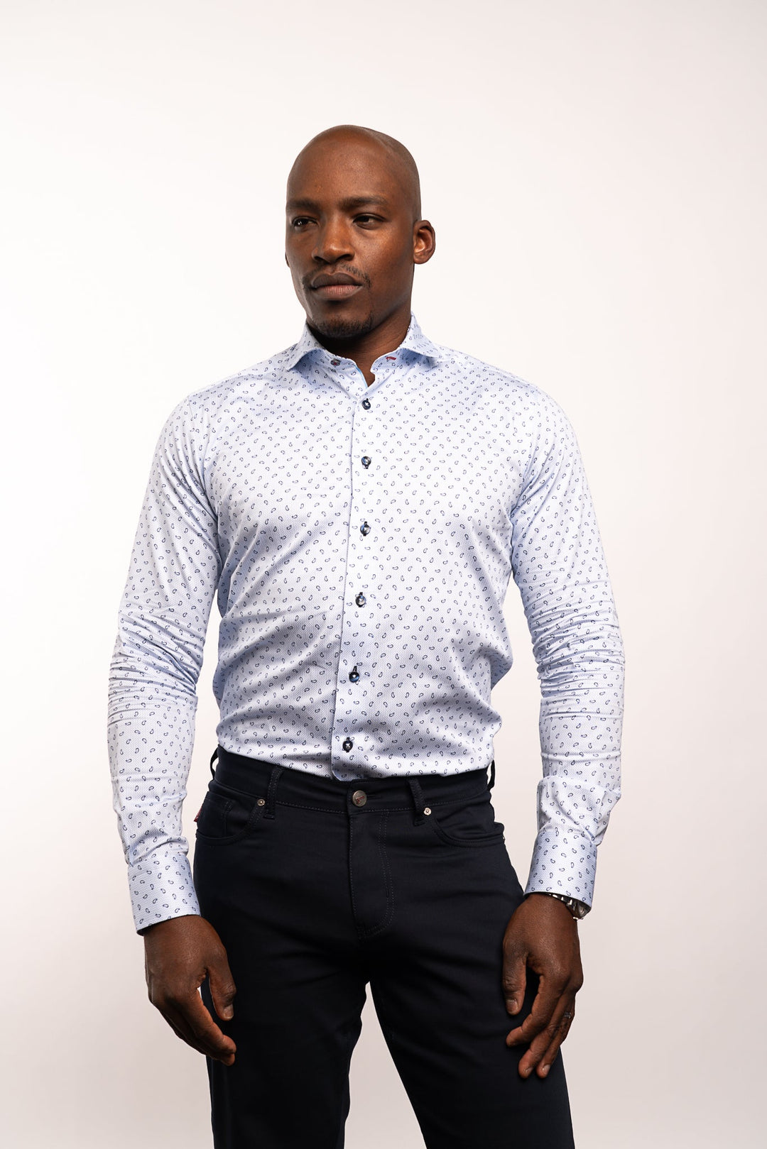 7 Downie St. SW1040 long sleeve sport shirt