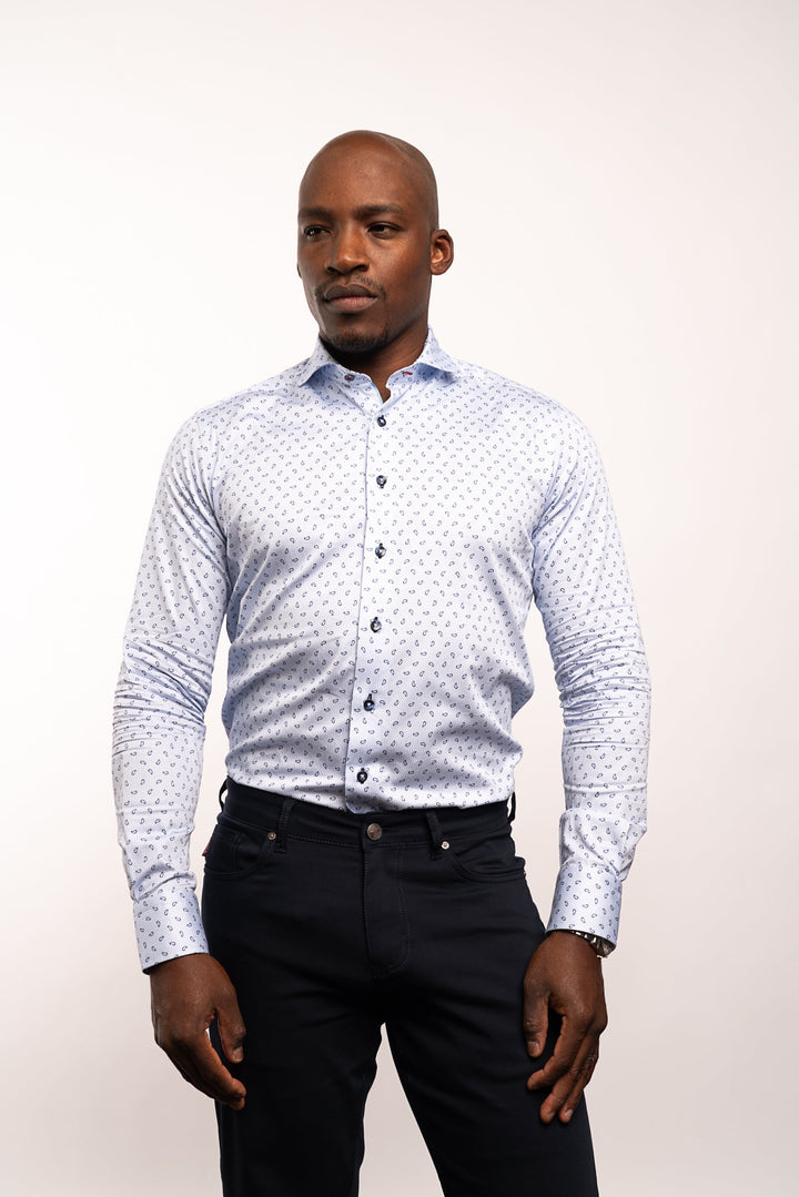 7 Downie St. SW1040 long sleeve sport shirt