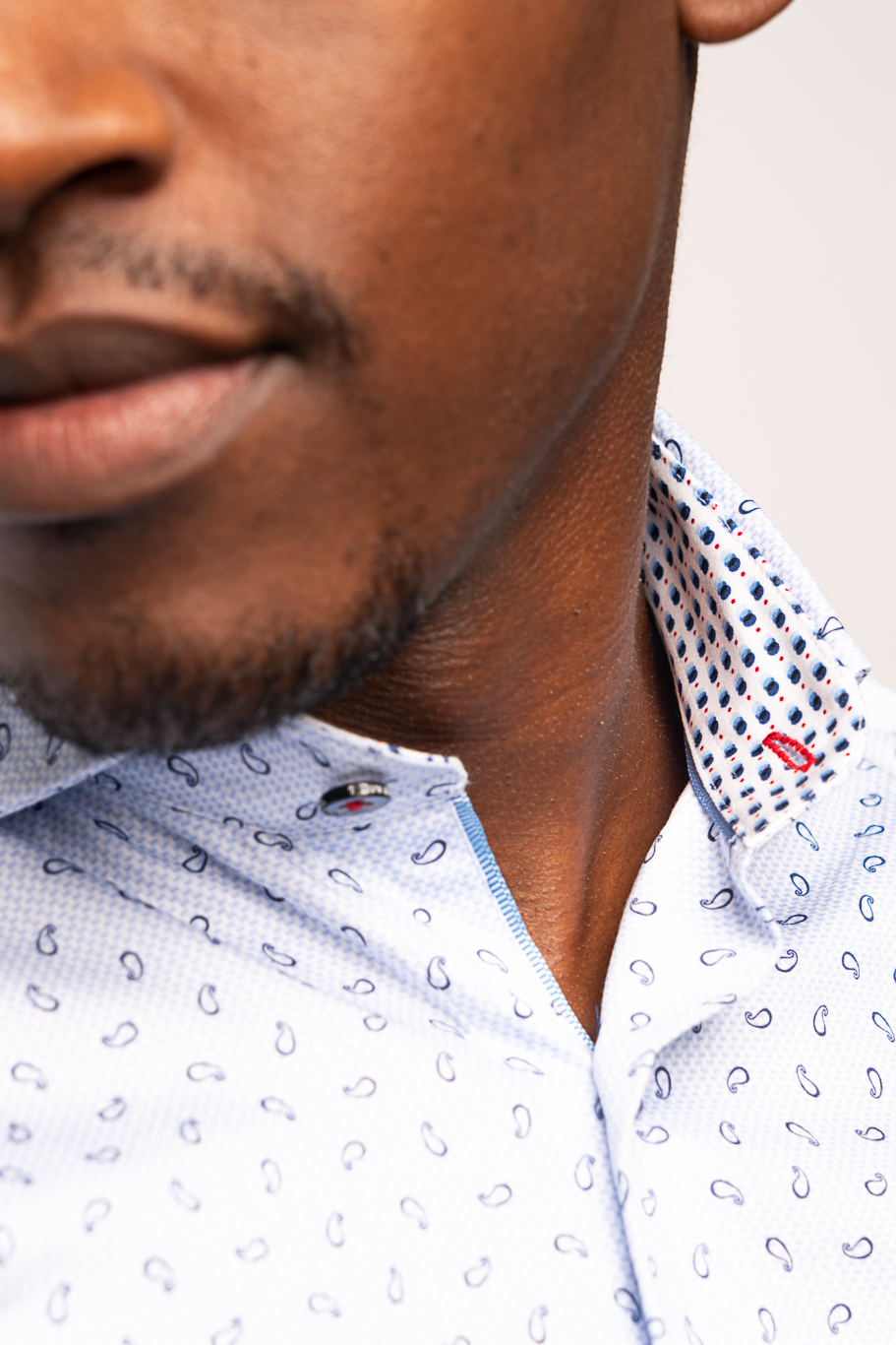 7 Downie St. SW1040 long sleeve sport shirt - detail