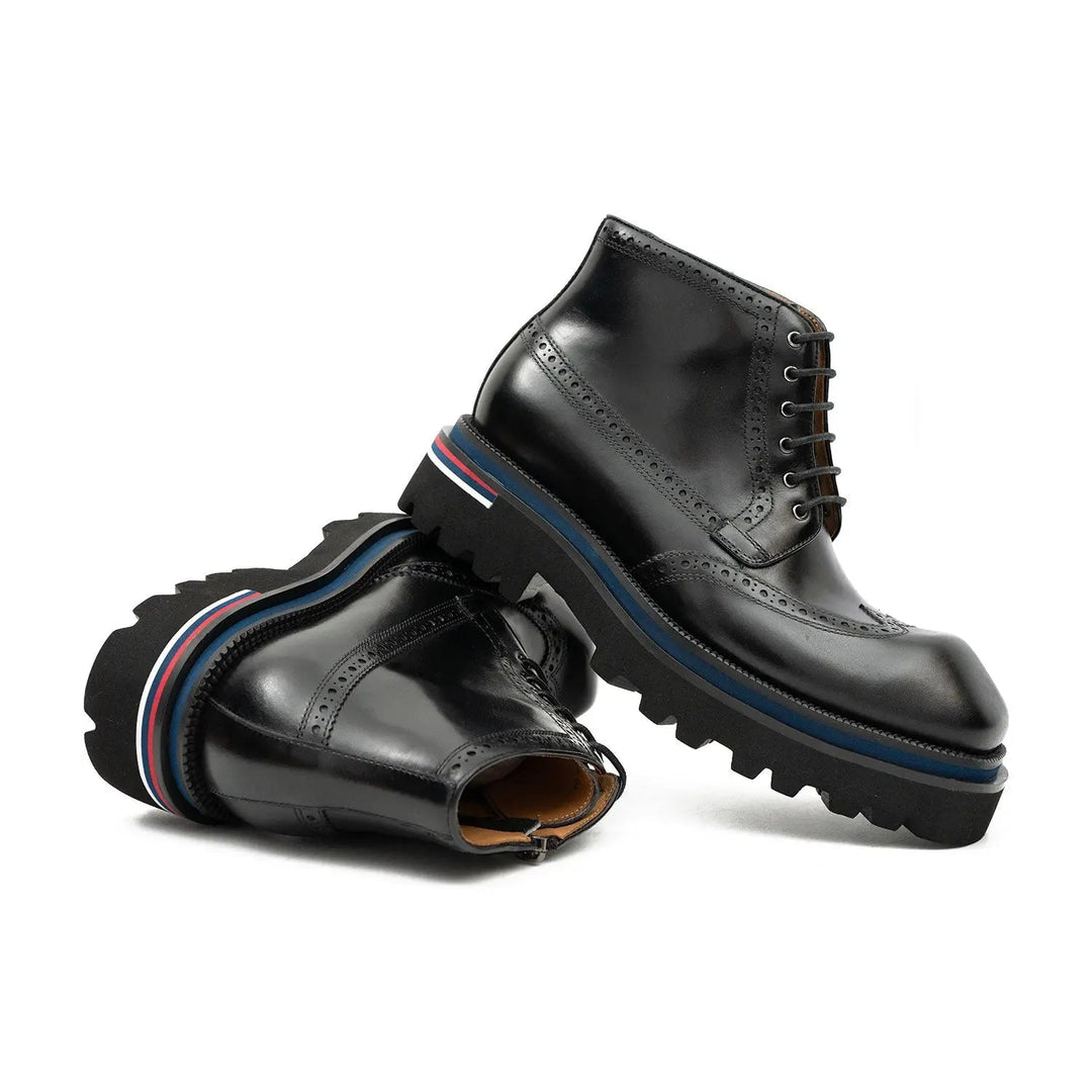 Side - Zipper Martin Boots 3016B Black