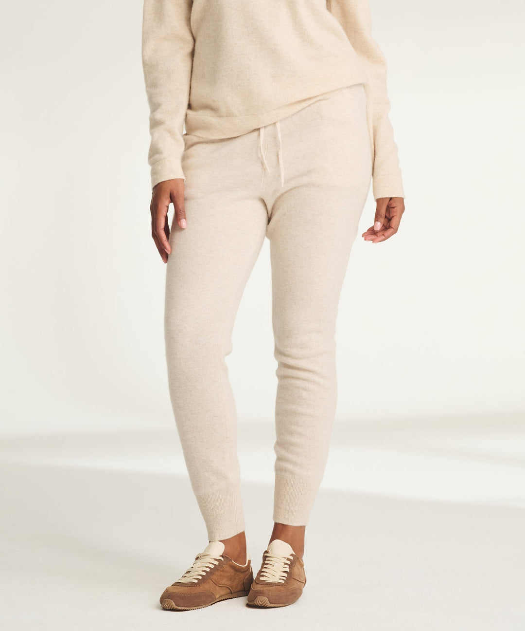 NAADAM Signature Cashmere Jogger - Oatmeal