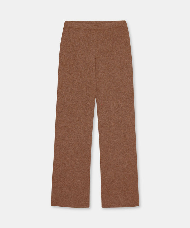 NAADAM Signature Cashmere Straight Leg Pant - Dark Camel