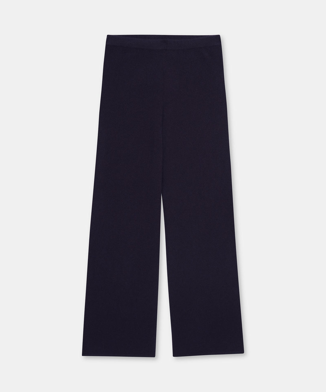 NAADAM Signature Cashmere Straight Leg Pant - Navy flat