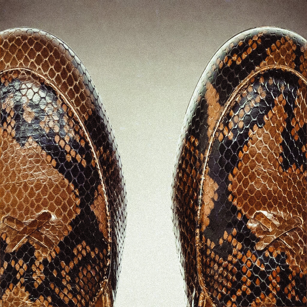 Men's Brown Snakeskin Milano Loafer