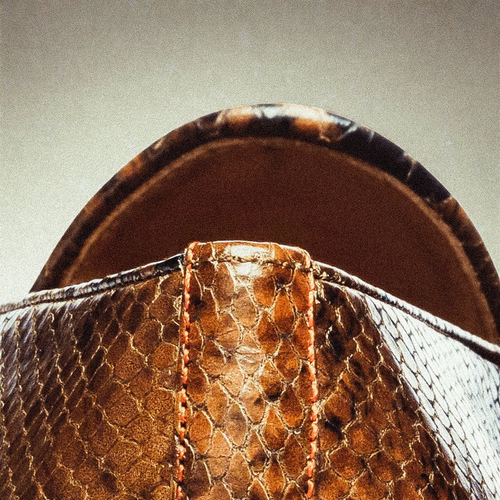 Men's Brown Snakeskin Milano Loafer