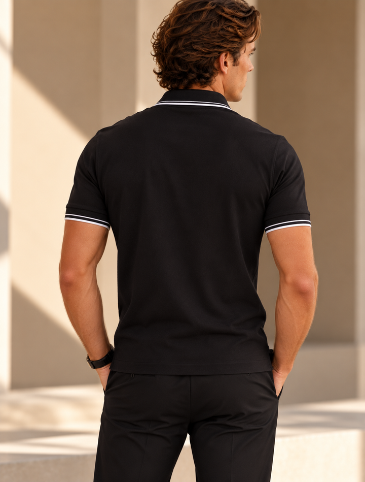 Happy Polo Shirt - Black