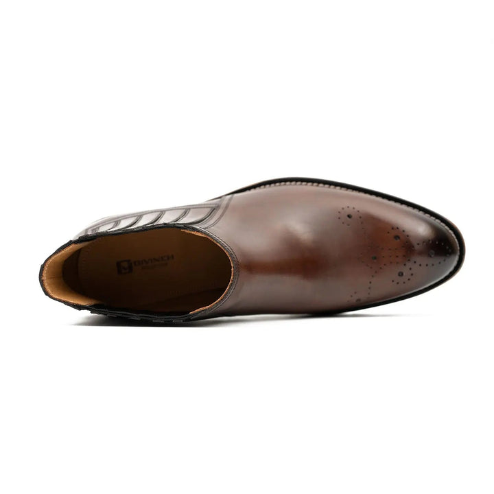 Thick - soled Chelsea Boots Brown