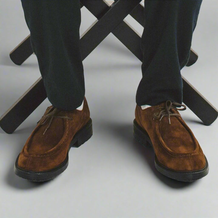 Men's Chestnut Suede Tuscan Moc Boot