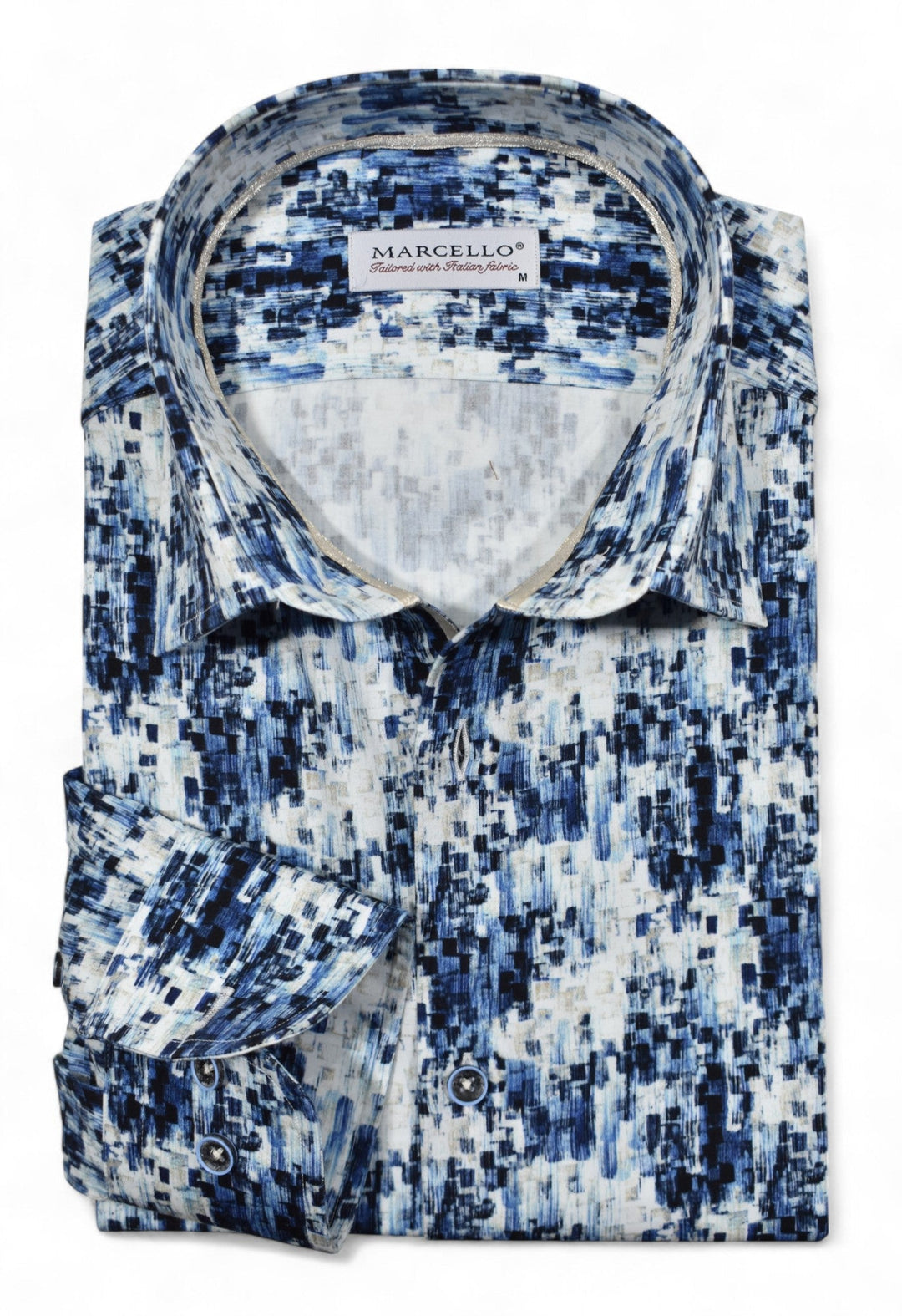 Marcello abstract print shirt.
