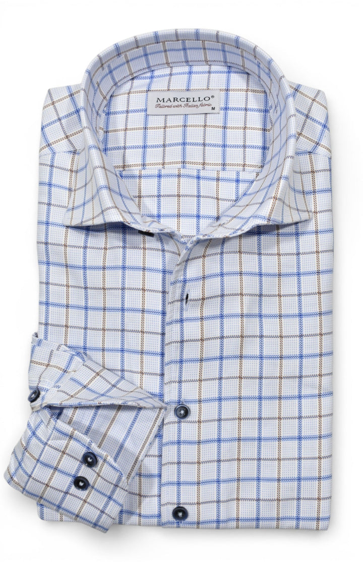 Marcello plaid shirt.