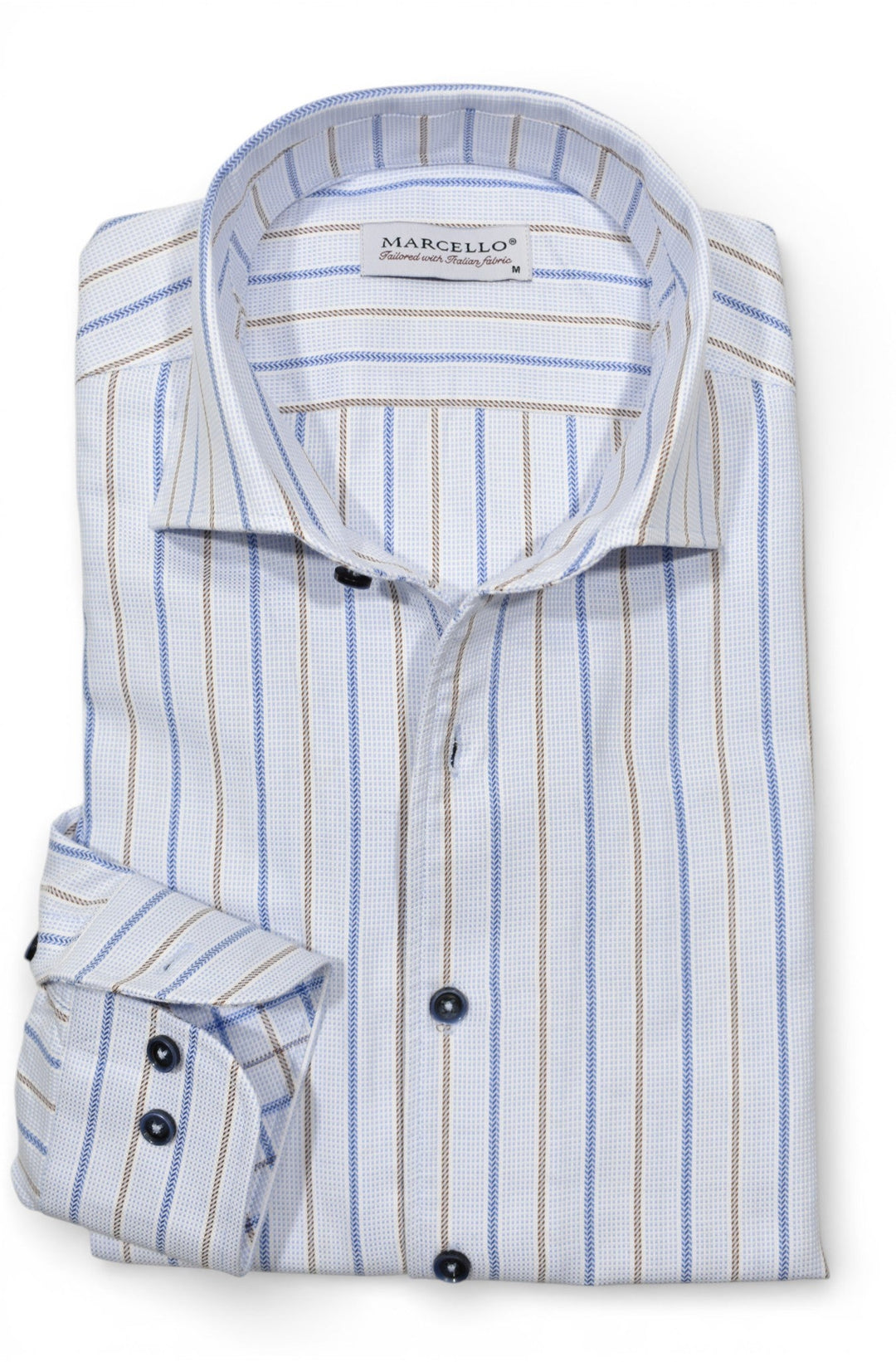 Marcello premium graduated stripe shirt.