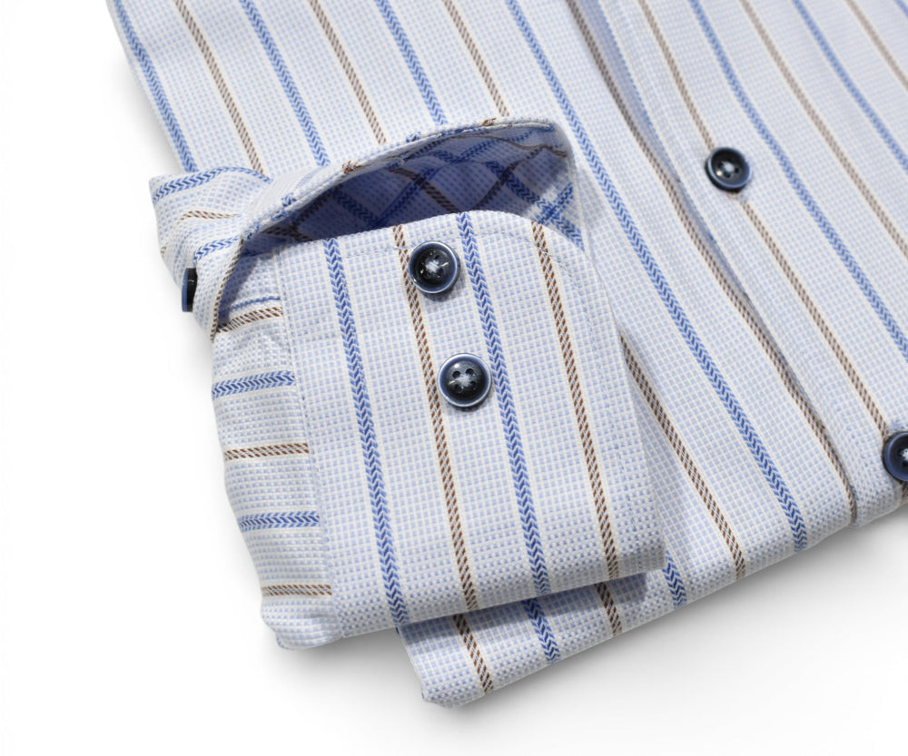 Marcello premium graduated stripe shirt.