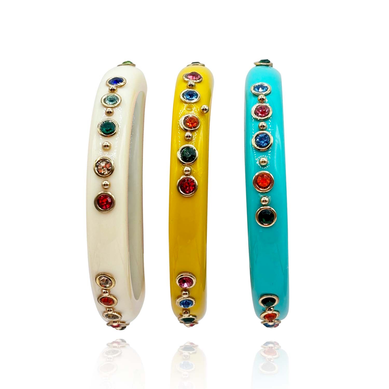 Holland Ivory Resin Studded Resin Bangle – Morneault's Stackpole