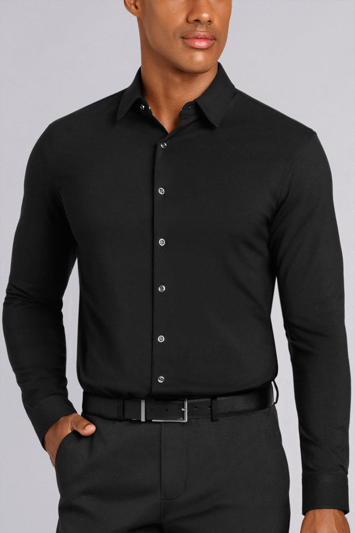 Buttercloth Tenacity Icy Cotton shirt in black