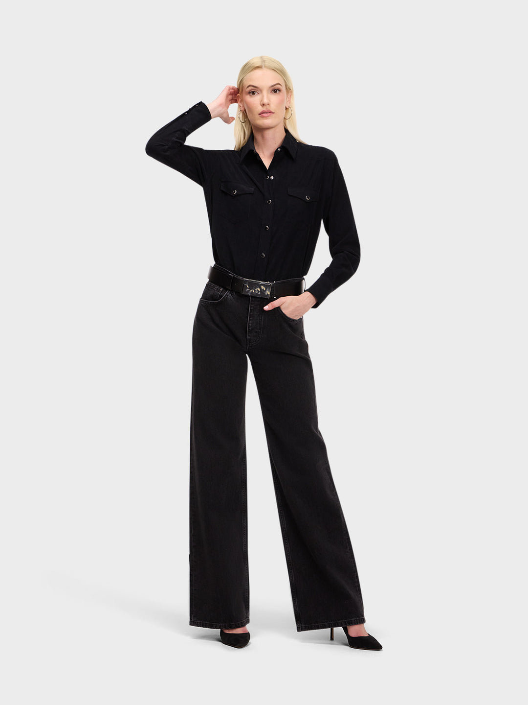 WESTERN SHIRT: BLACK STALLION