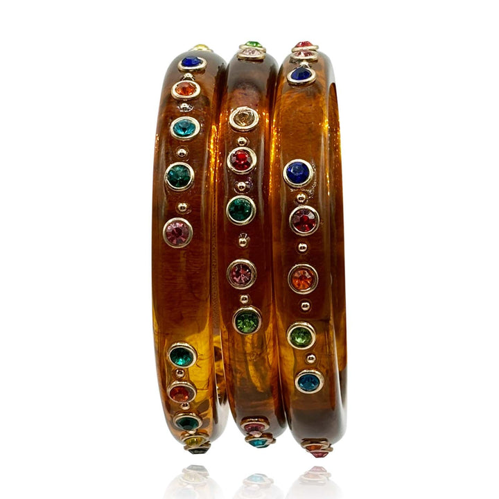 Holland Tortoise Studded Bangle