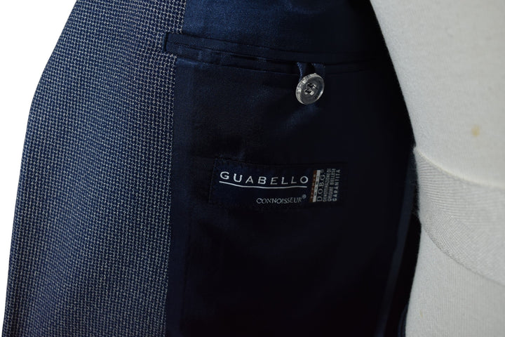 Navy fine grid Italian sport coat.