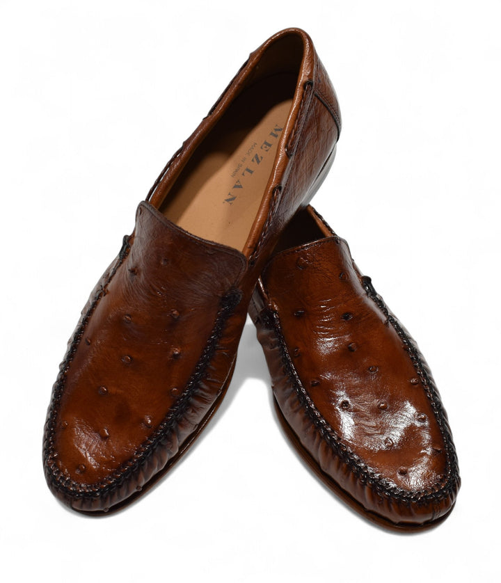 Mezlan genuine ostrich shoe.