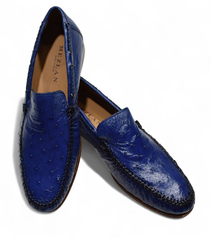 Mezlan genuine ostrich shoe.