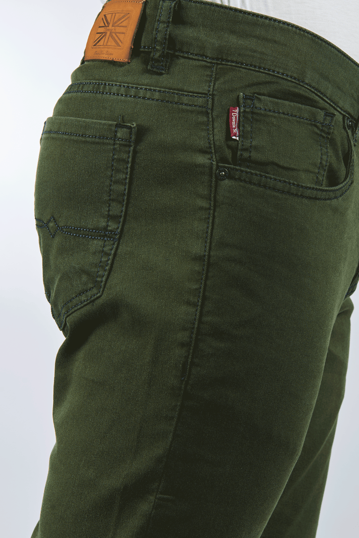 7 Downie St. Zetterburg Pant in Hunter Green - detail