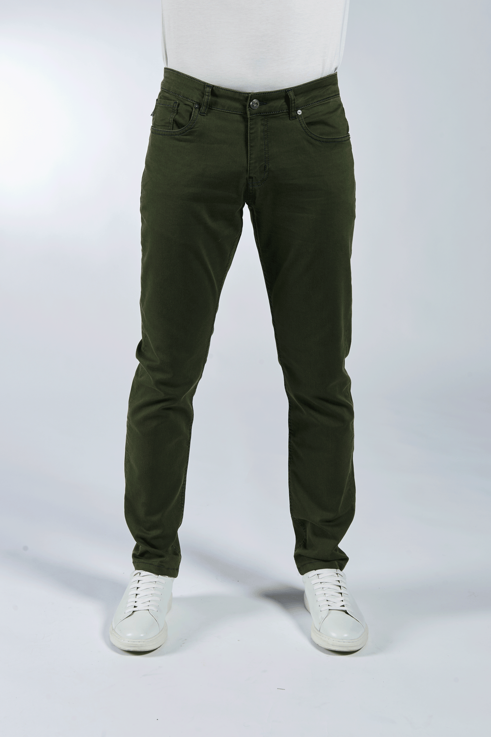 7 Downie St. Zetterburg Pant in Hunter Green - detail