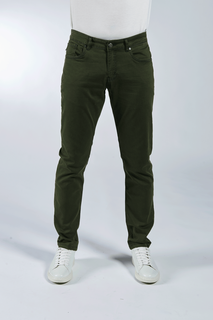 7 Downie St. Zetterburg Pant in Hunter Green - detail