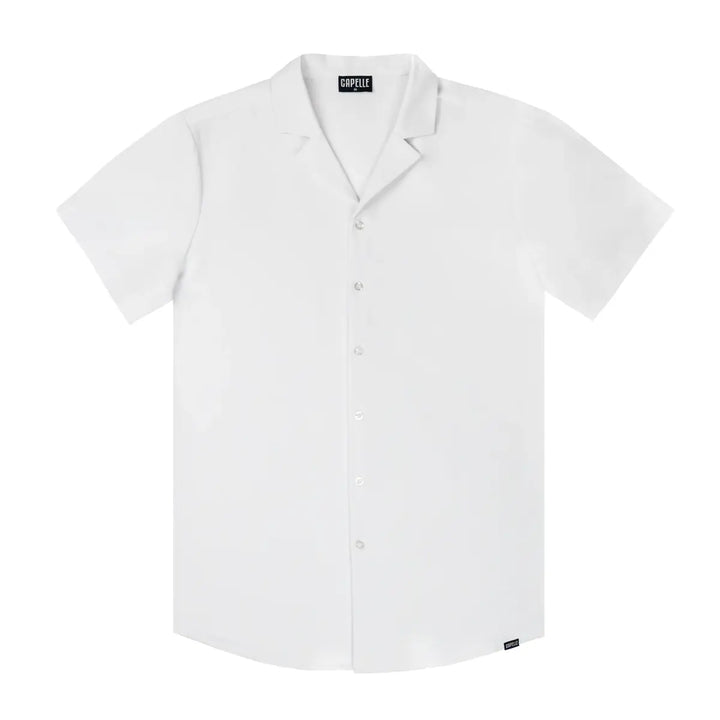 Arctic White Men's Button Down Resort Shirt, Modern Fit