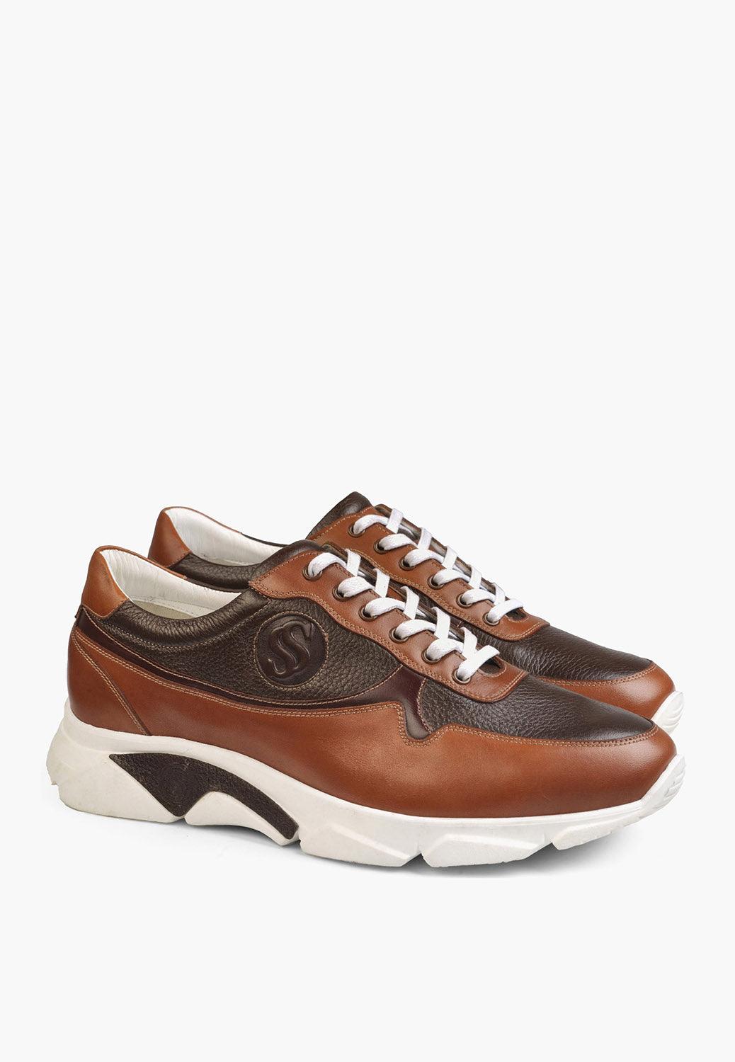 Attraente Sneaker Cognac - SEPOL Shoes