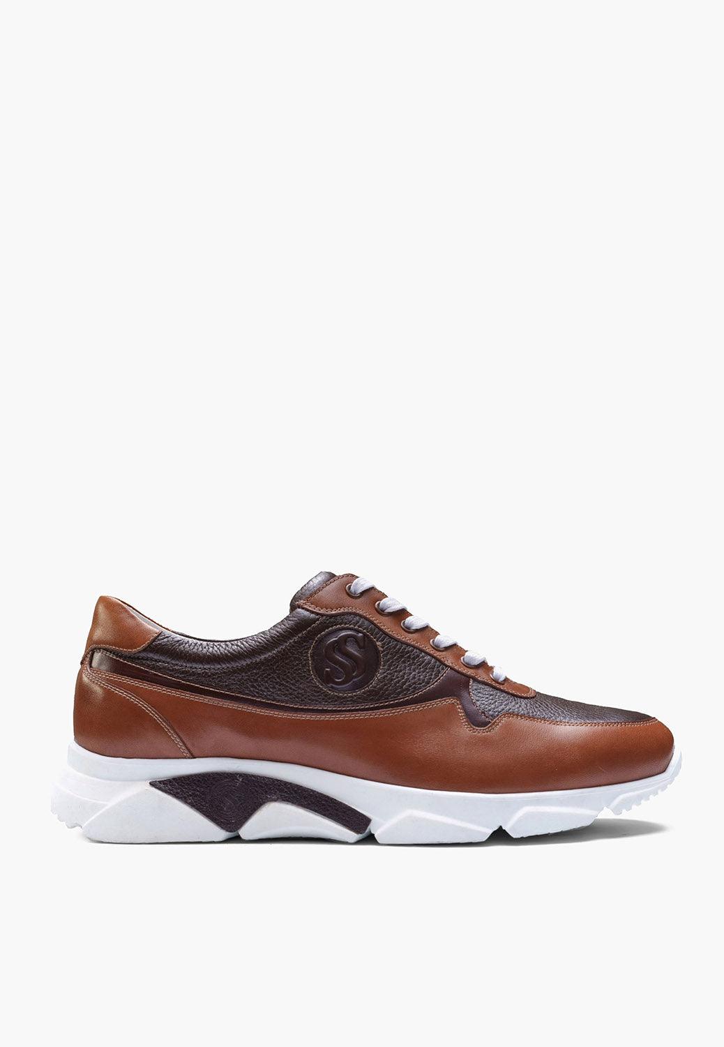 Attraente Sneaker Cognac - SEPOL Shoes