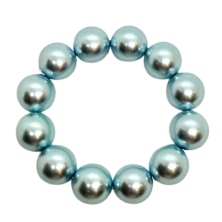 Aqua Bubble Pearl Bracelet