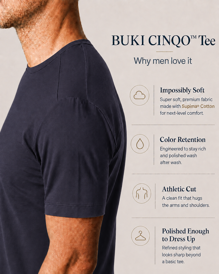 Buki State of the Art Supima Tee  - Black