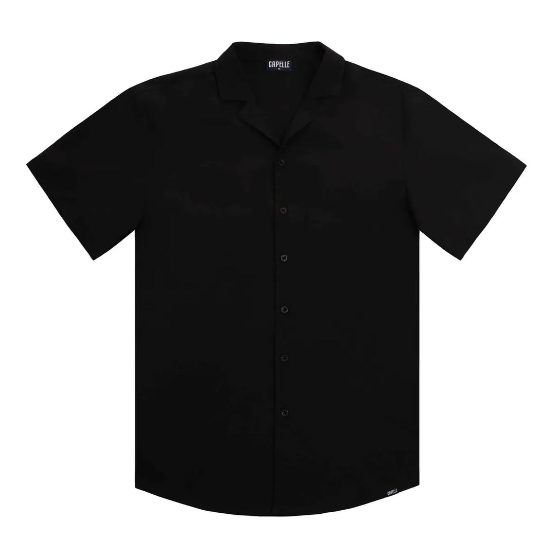 Black Onyx Men's Button Down Resort Shirt, Modern Fit